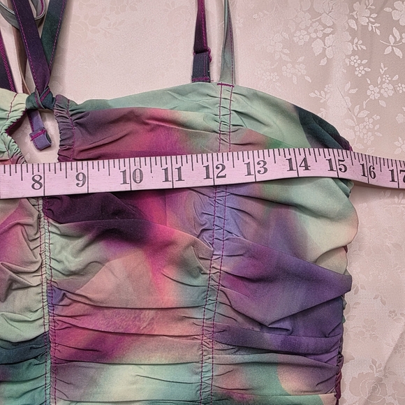 Athleta x Alicia Keys Enlighten Up Jumpsuit Watercolor Print Size 4 - Picture 9 of 14